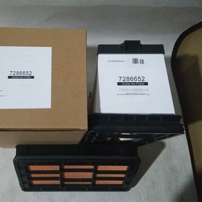 DBA5307 Instalação de filtros de ar para caminhões de desempenho com filtro de elementos de papel de fibra de vidro