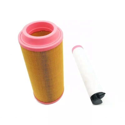 Filtro de ar 149*149*359mm para peças de motores de camião Número de peça 32-915801 32-915802