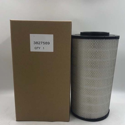Filtro de ar de fibra de vidro 3827589 para caminhões de escavadeira Peças de automóveis de motores de alto desempenho