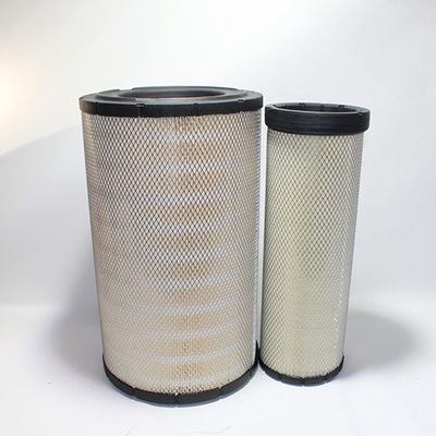 Elementos de filtro de ar de fibra de vidro para motores de camiões Parte P777868 P777869 11033996 11033997