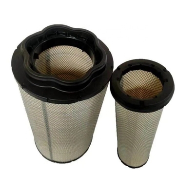 Kit de filtros de ar de papel de filtro para motores a diesel de excavadoras e tractores Partes 17500251 17500253