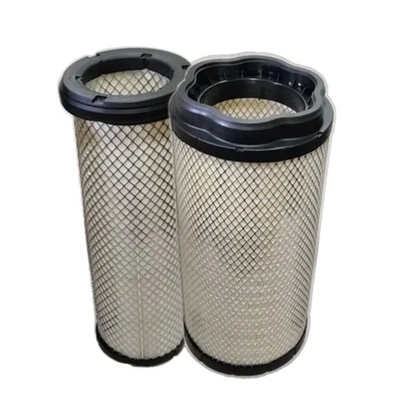 Kit de filtros de ar de papel de filtro para motores a diesel de excavadoras e tractores Partes 17500251 17500253