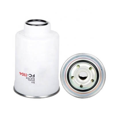 Partes de camiões leves FC-1104 Filtro separador de combustível e água com material de papel de filtro de ferro